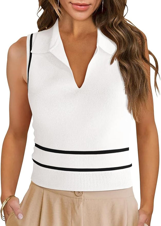Cropped Sweater Vest