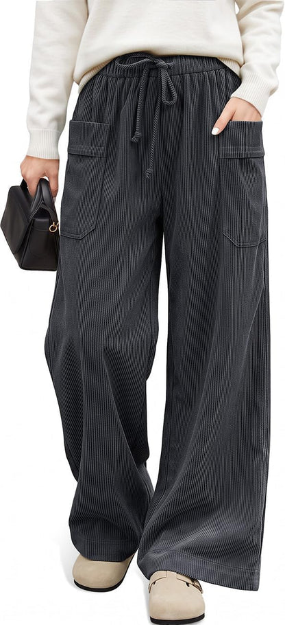 Corduroy Wide Leg Pants