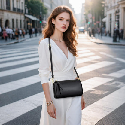 Vegan Leather Crossbody Bag