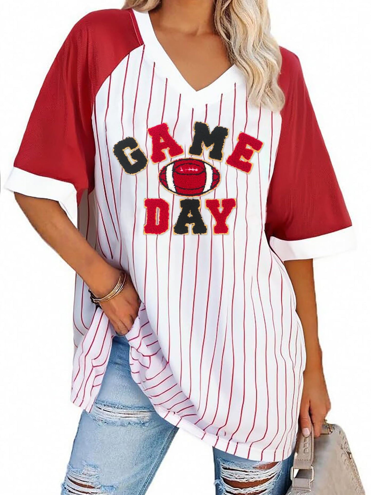 Oversized Football T-Shirt