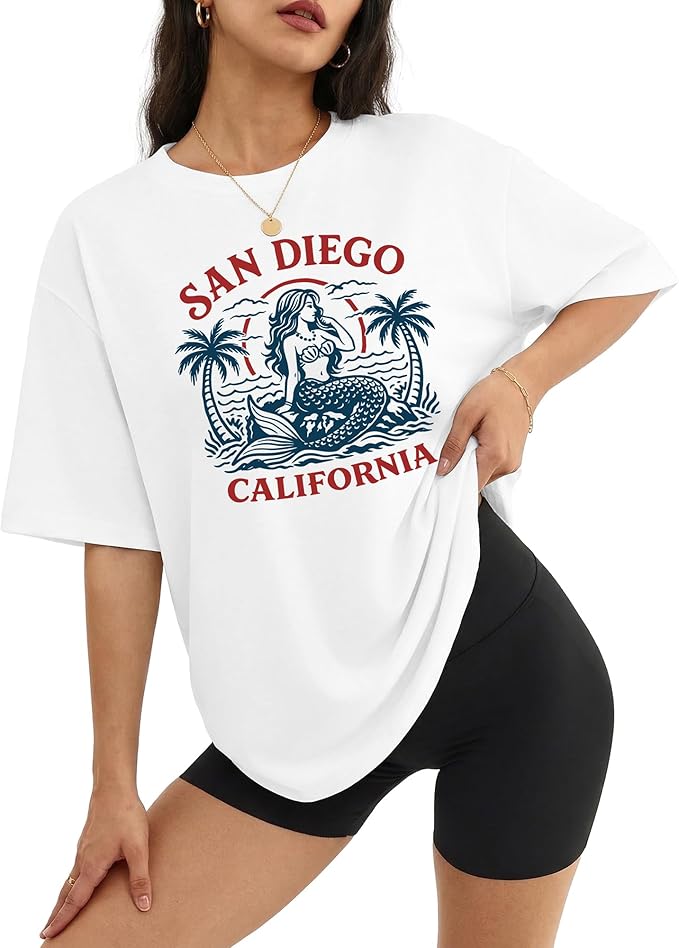 Cotton Oversized Graphic Tee
