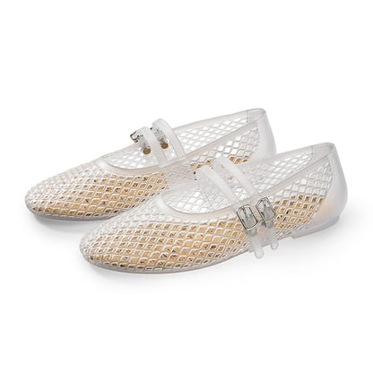 Jelly Mary Jane Flats