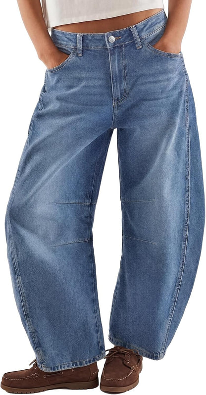 Barrel Wide Leg Jeans