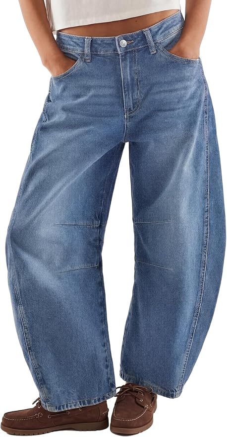 Barrel Wide Leg Jeans