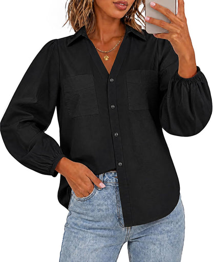 Cotton Puff Sleeve Shirt