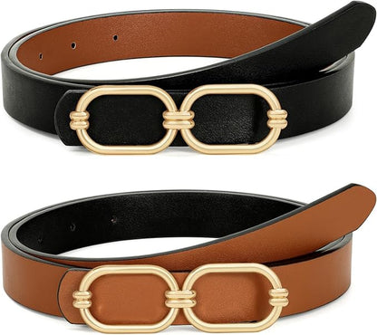 Reversible Leather Belts