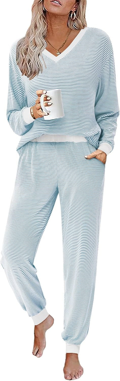 Striped Pajama Set
