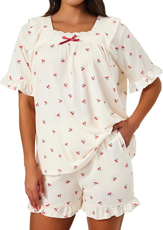 Ruffle Pajama Set