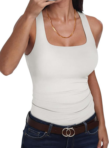 ANRABESS Double Lined Tank Top