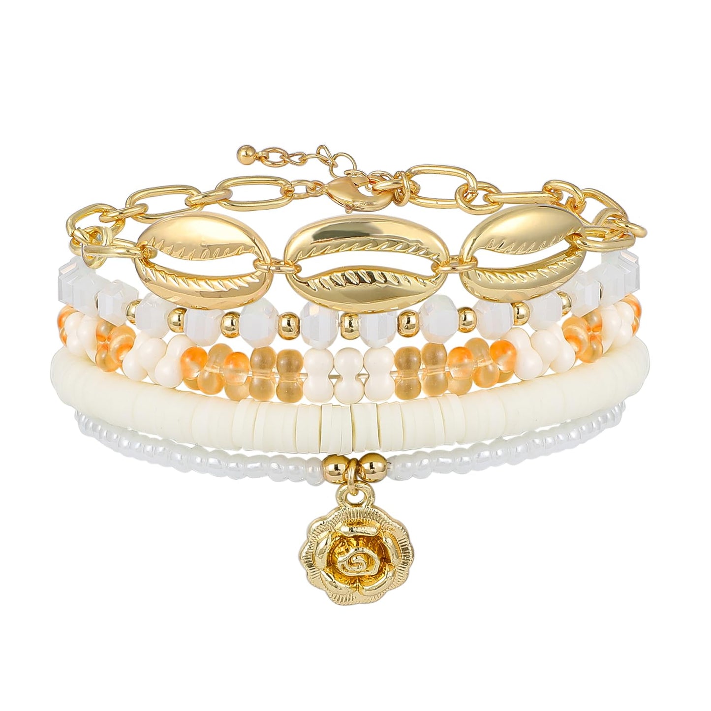 Stackable Shell Bracelet