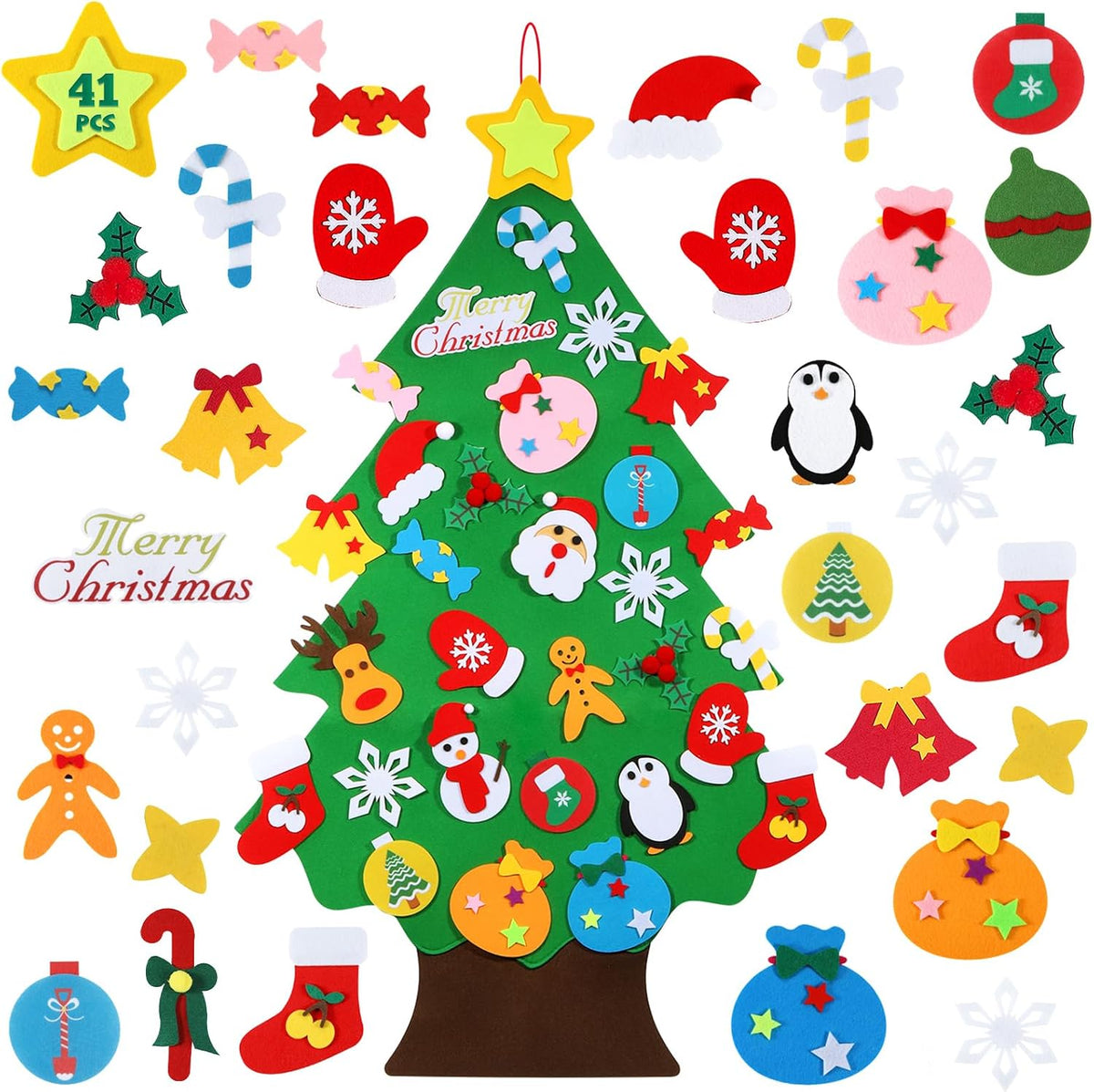 Felt Christmas Tree Set