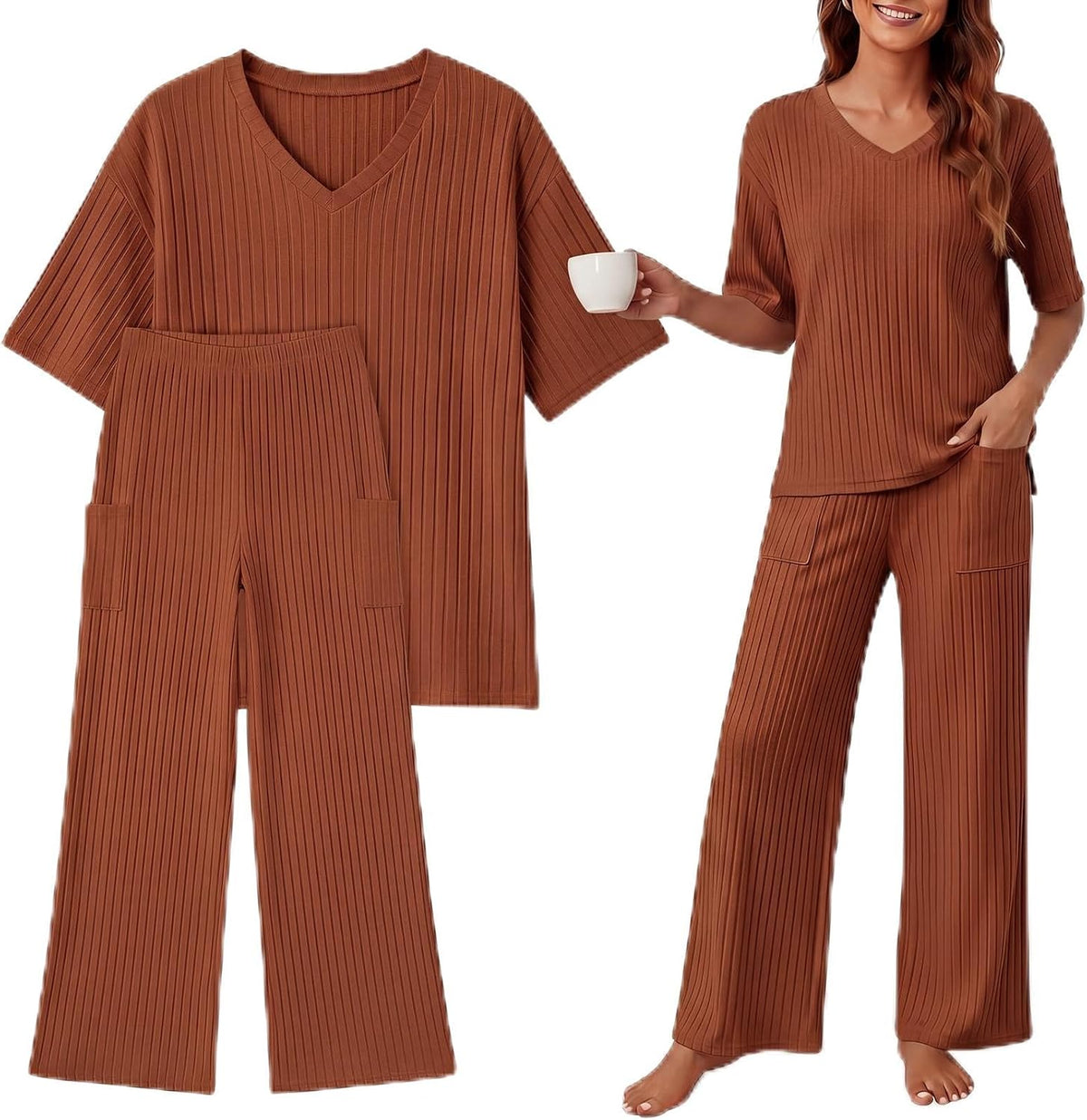 Ribbed Lounge Set