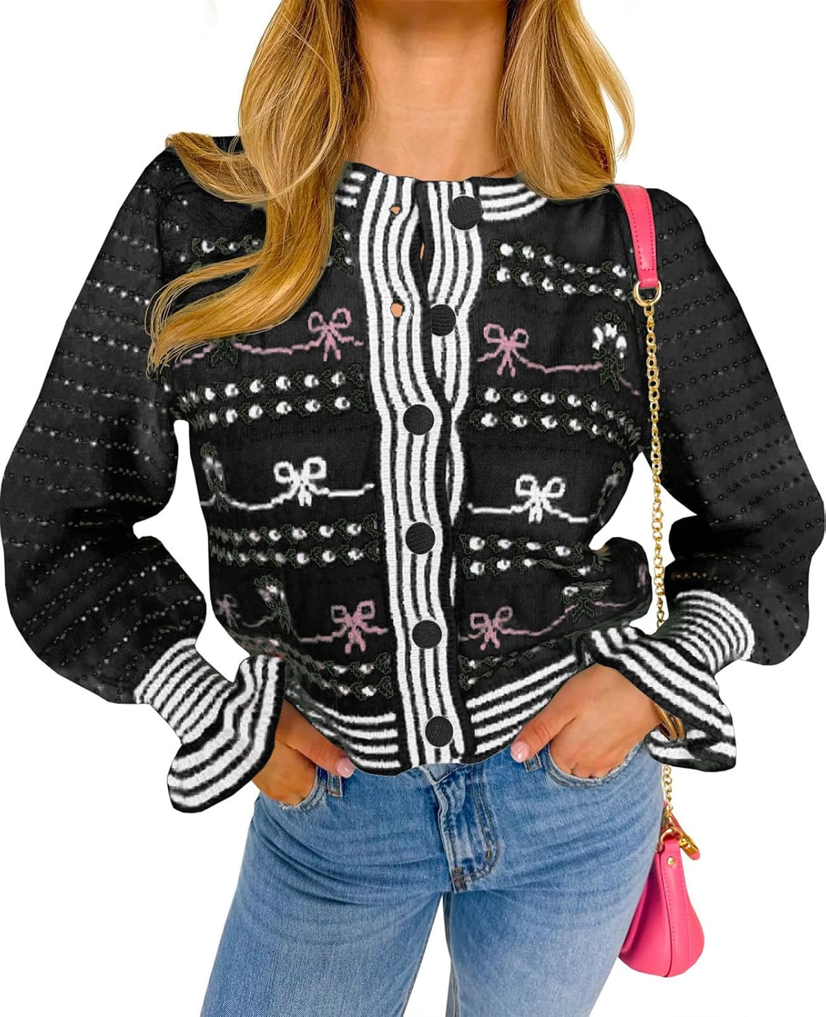 Cute Bow Cardigan