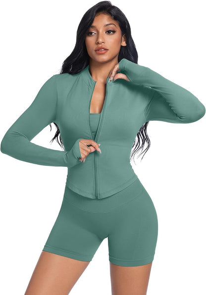 Full Zip Workout Outfit
