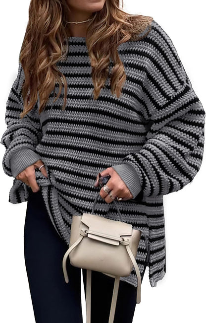 Oversized Striped Sweater