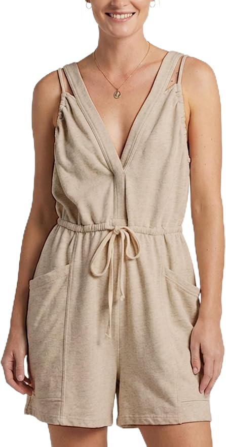 Casual Drawstring Romper