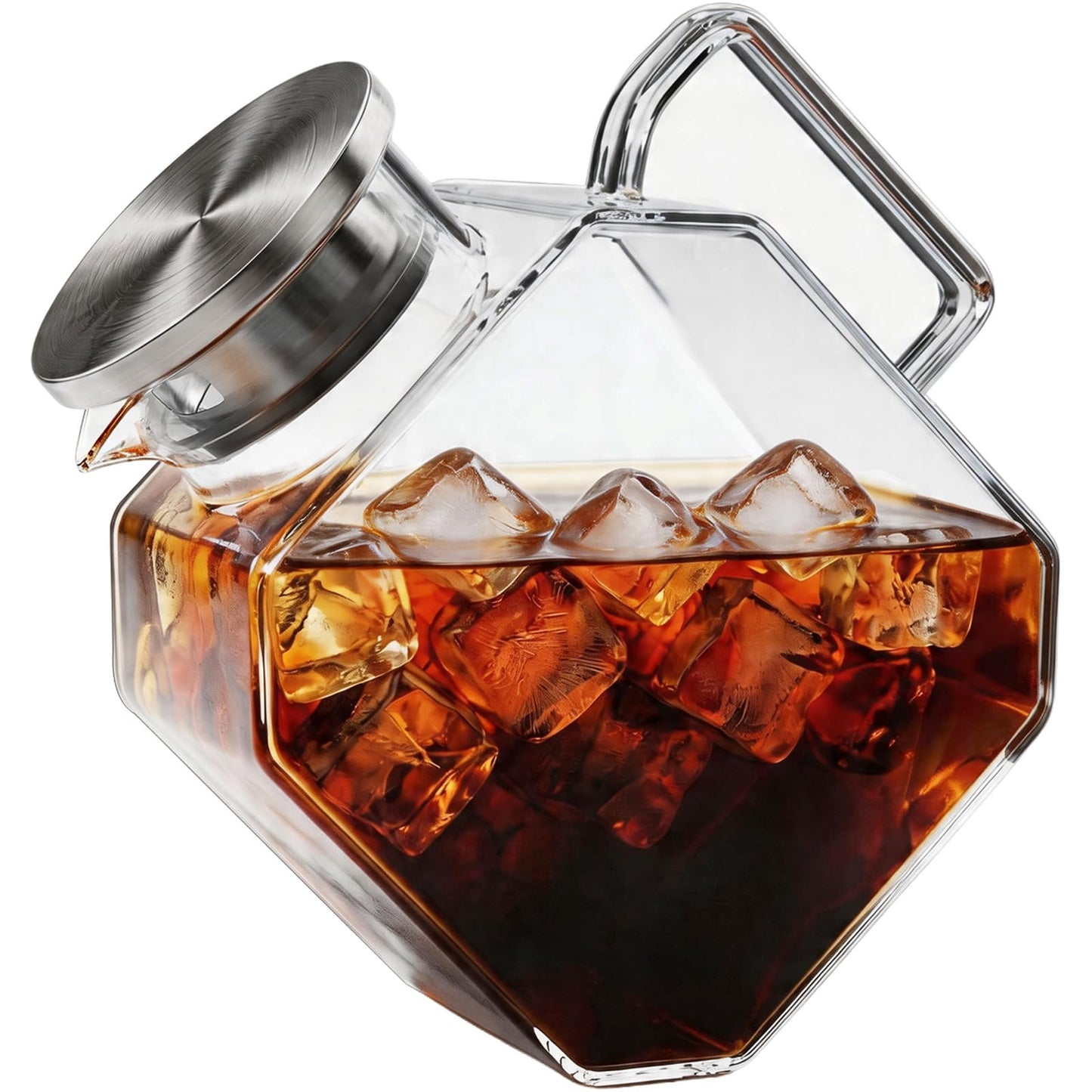 Elegant Glass Pitcher