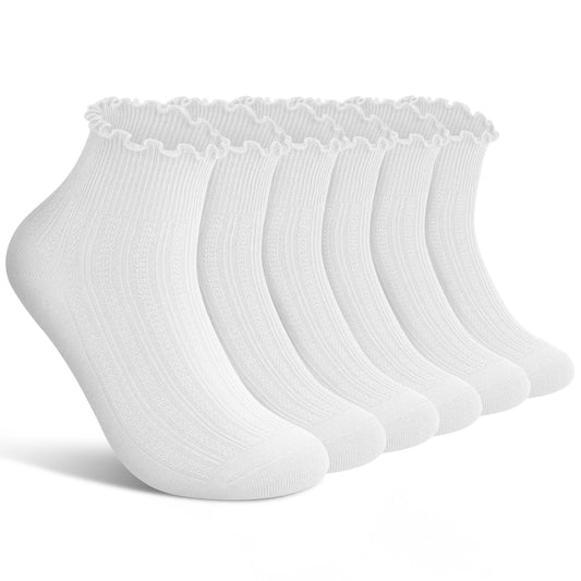 Cute Ruffle Socks 6pk