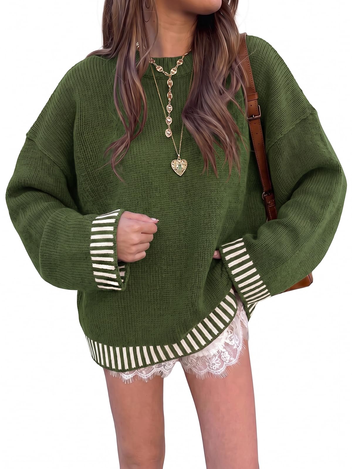 Oversized Striped Sweater