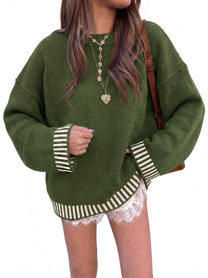 Oversized Striped Sweater