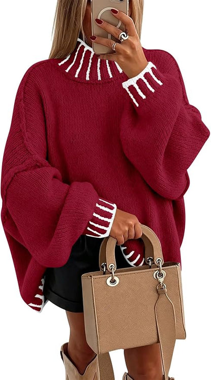 Chunky Mock Neck Sweater