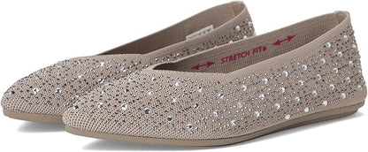 Skechers Women's Cleo Point-Gleam N Glow Ballet Flat