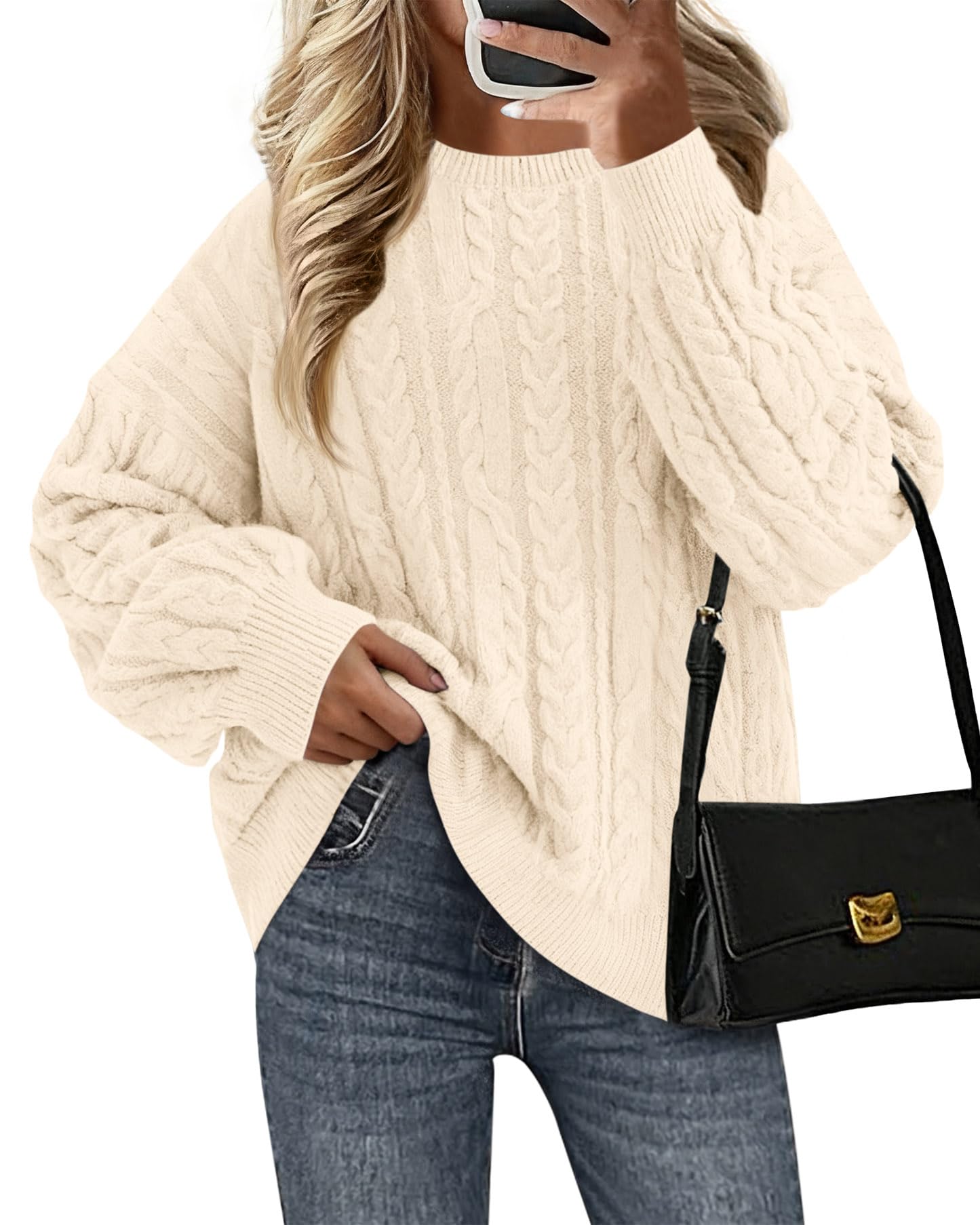 Chunky Cable Knit Sweater
