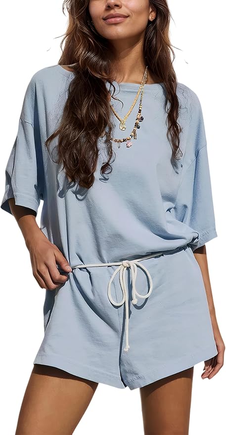 Drawstring Romper