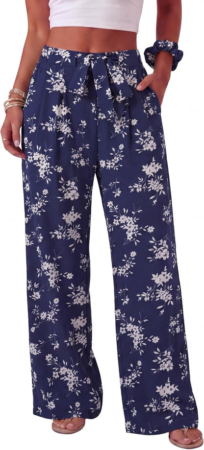 Paperbag Wide Leg Pants