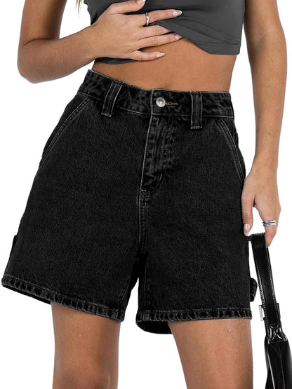 High Waisted Denim Shorts
