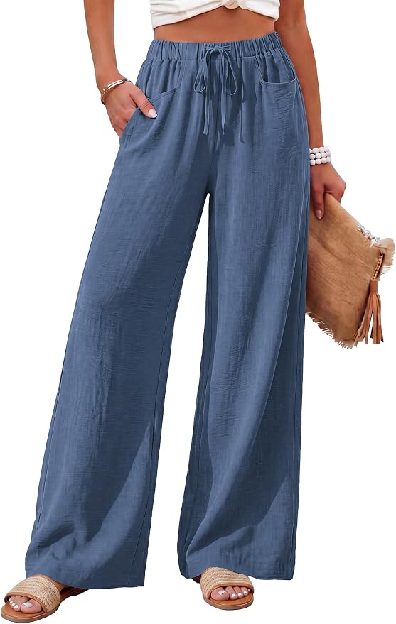 Wide Leg Palazzo Pants