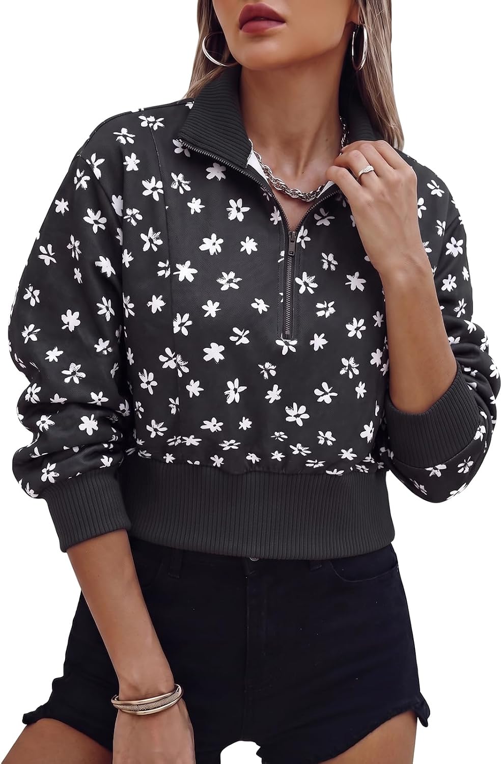 Half Zip Sweatshirt
