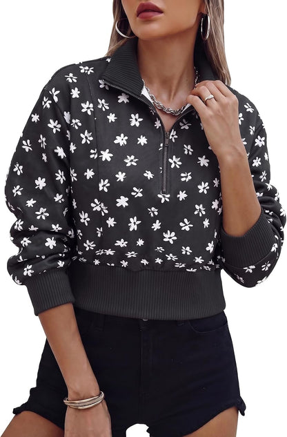 Half Zip Sweatshirt