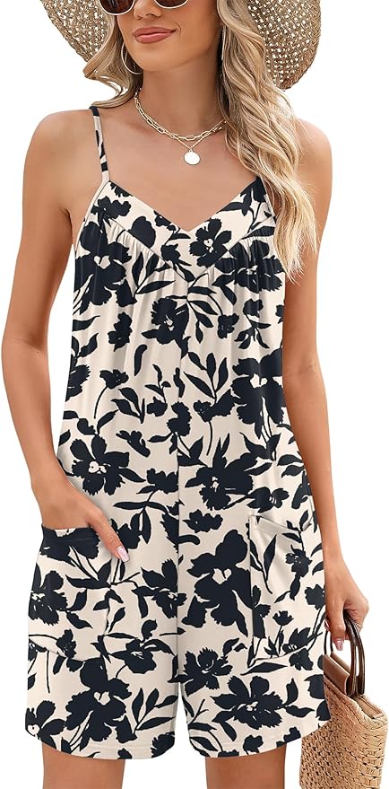 Wide Romper Shorts