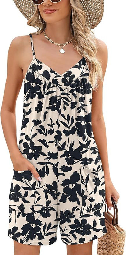 Wide Romper Shorts