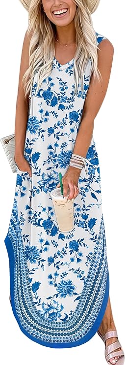 ANRABESS Casual Maxi Dress