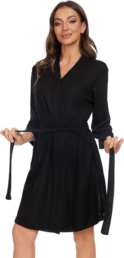 Waffle Style Bathrobe