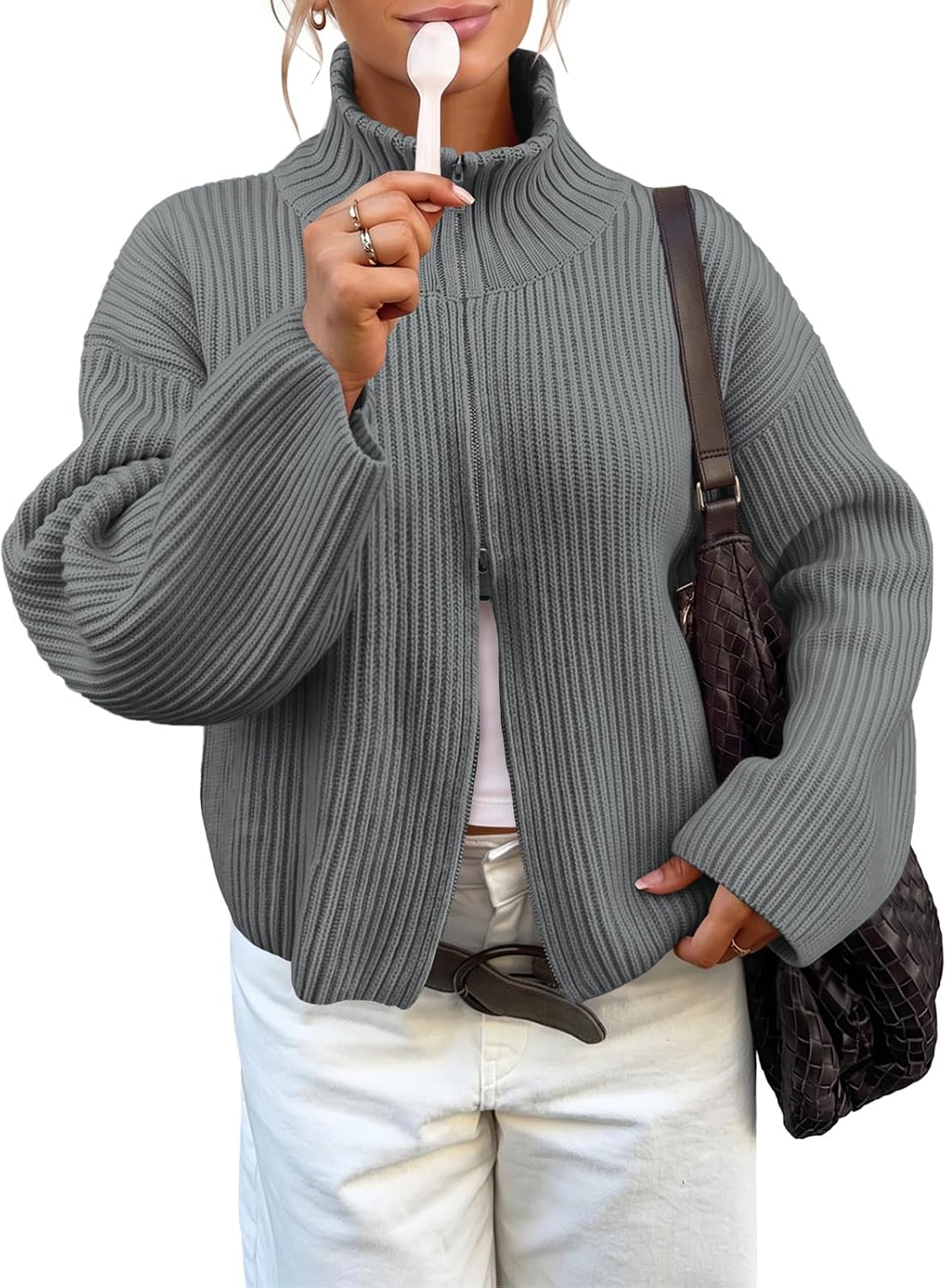 Chunky Ribbed Cardigan