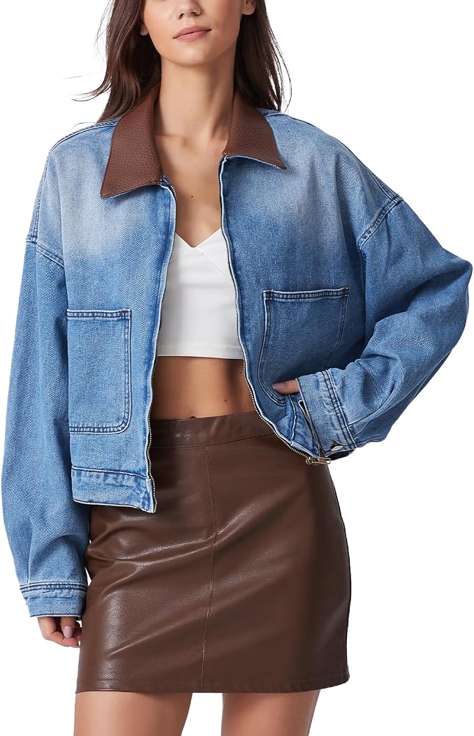 Crop Denim Jacket