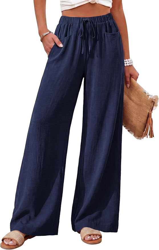 Wide Leg Palazzo Pants