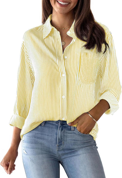 Cotton Pin Stripe Shirt