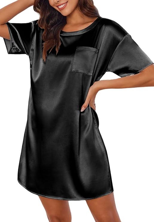 Silky Satin Sleep Shirt