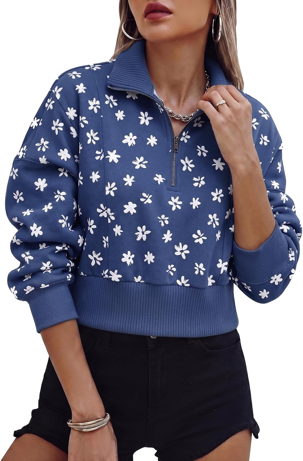 Half Zip Sweatshirt