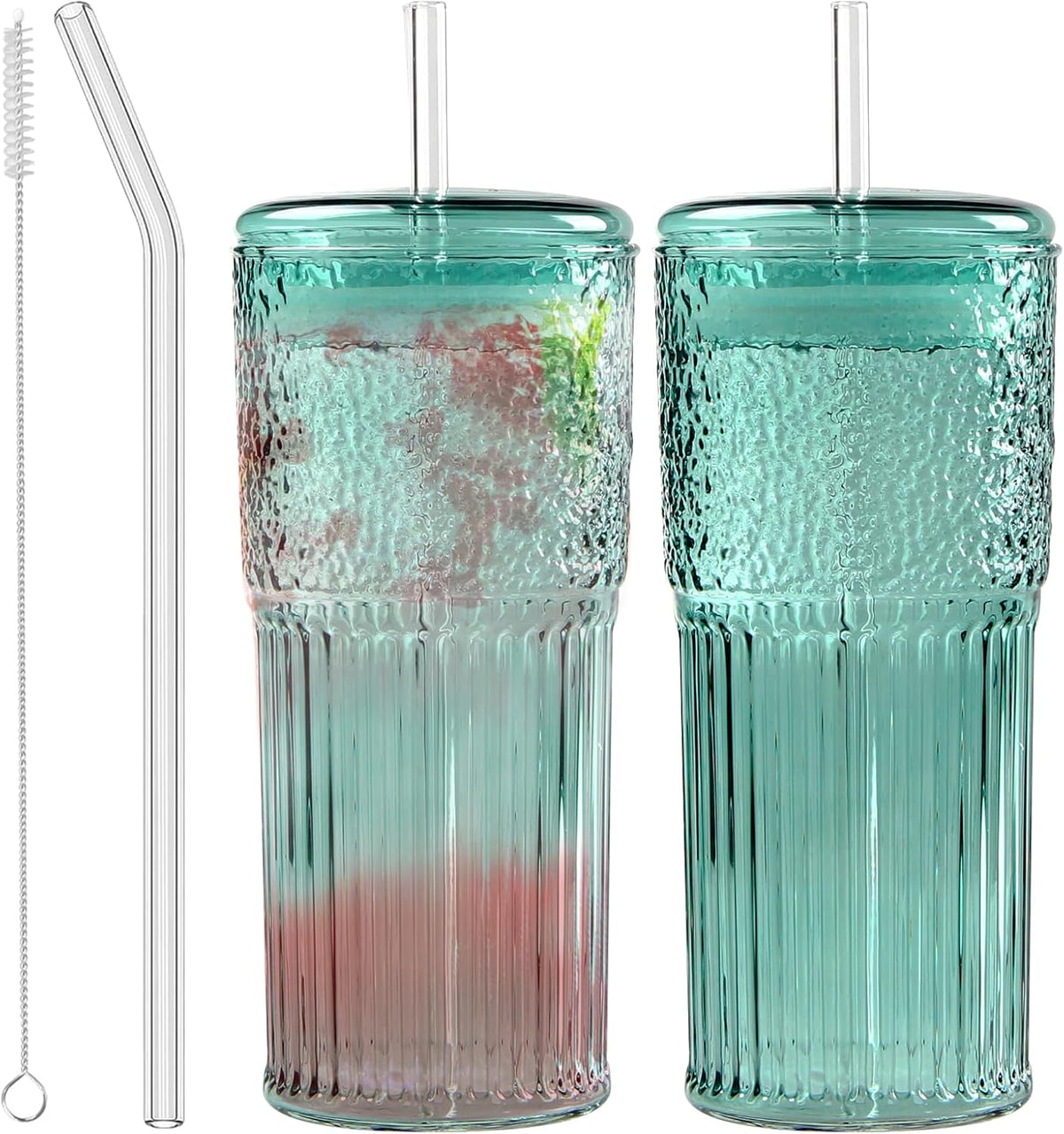 Glass Coffee Tumbler (2PK)