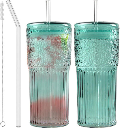 Glass Coffee Tumbler (2PK)