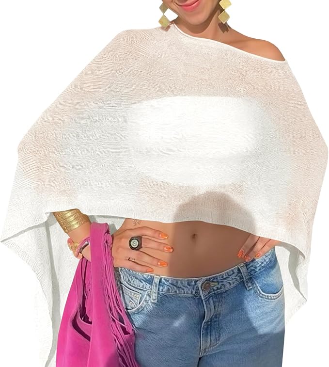 Sheer Poncho Top