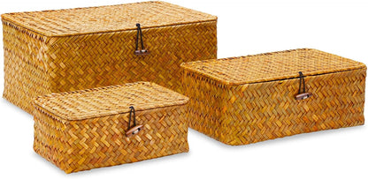 Woven Seagrass Baskets (3PK)