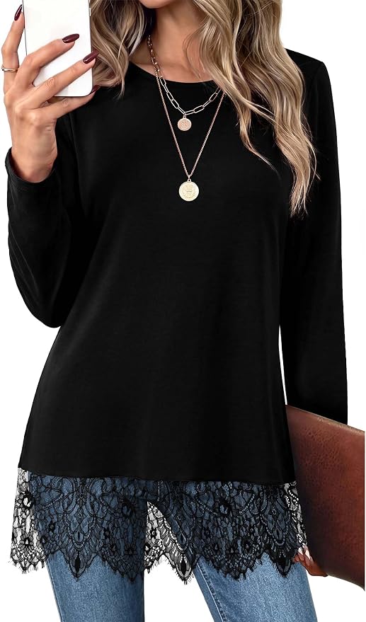 Lace Tunic Top