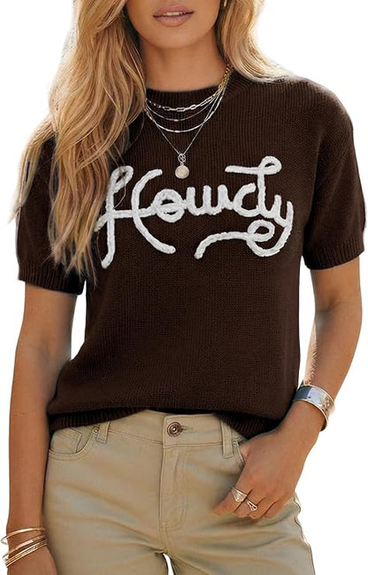 Howdy Western Sweater