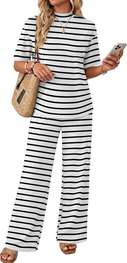 Mock Neck Lounge Set